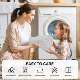 HOMBYS travel-friendly pillowcase set ideal for trips and guests.