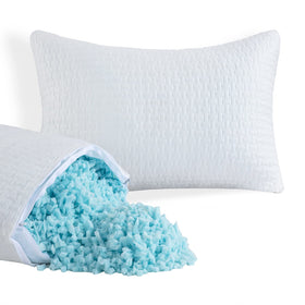 HOMBYS two-pcs pillow pack close-up reveals customizable neck support.
