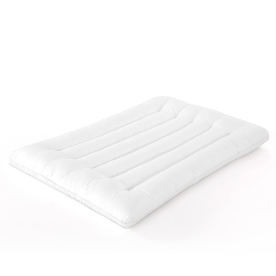 HOMBYS Ultra Thin Flat Pillow 18x26 silhouette, ideal for compact sleeping setups.
