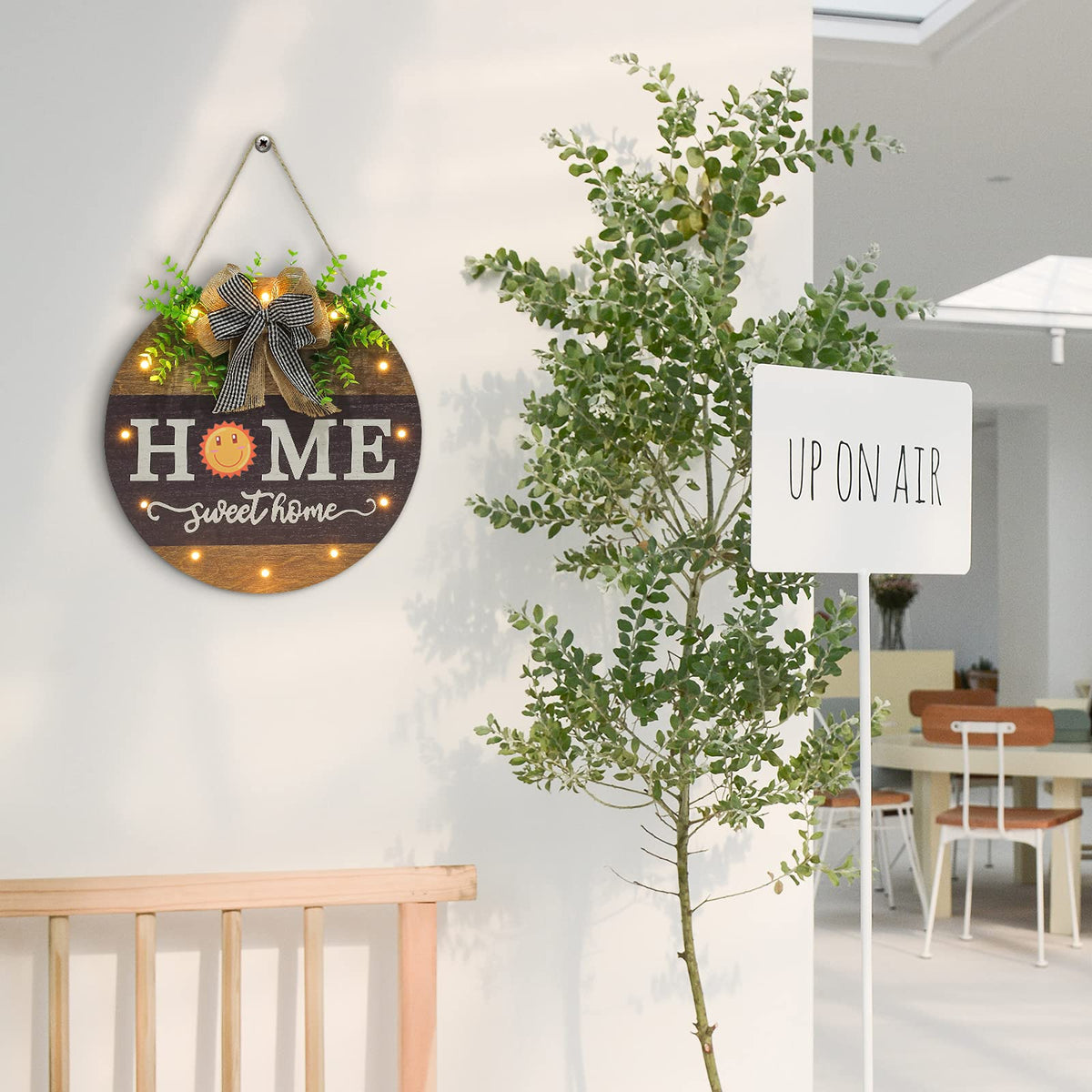 HOMCDALY outdoor durable door sign designed for long outdoor use
