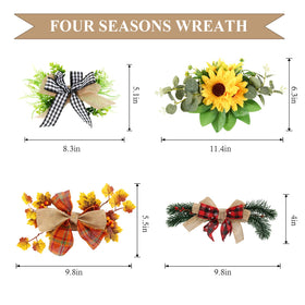 HOMCDALY year-round front door sign for farmhouse aesthetics