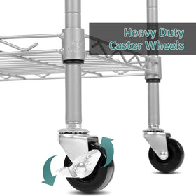Homdox large-capacity side hook adds versatile hanging options.