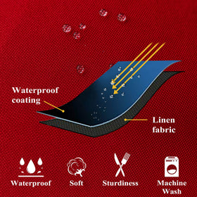 Home Brilliant waterproof pillow cover protects cushions on patios and outdoors