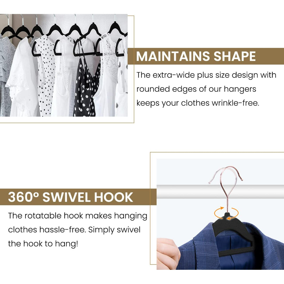 Gift-ready Home Expressions velvet hanger set for stylish wardrobes