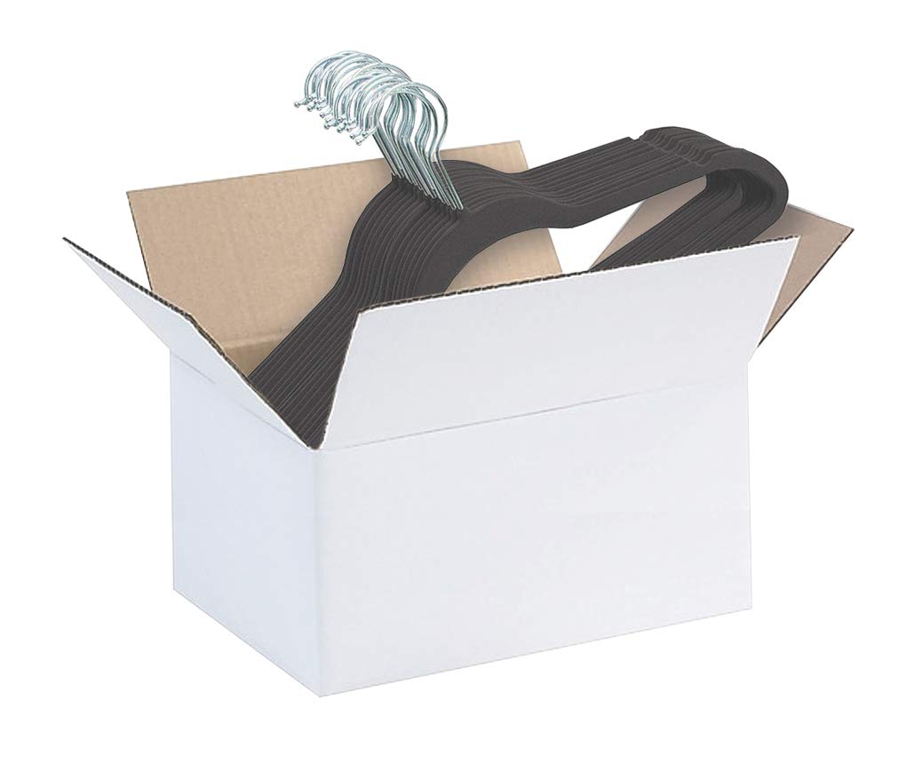 Space-saving closet organization concept featuring Home Expressions hangers