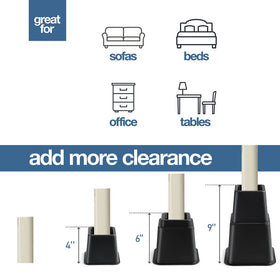 Home It desk risers to reduce bending while working