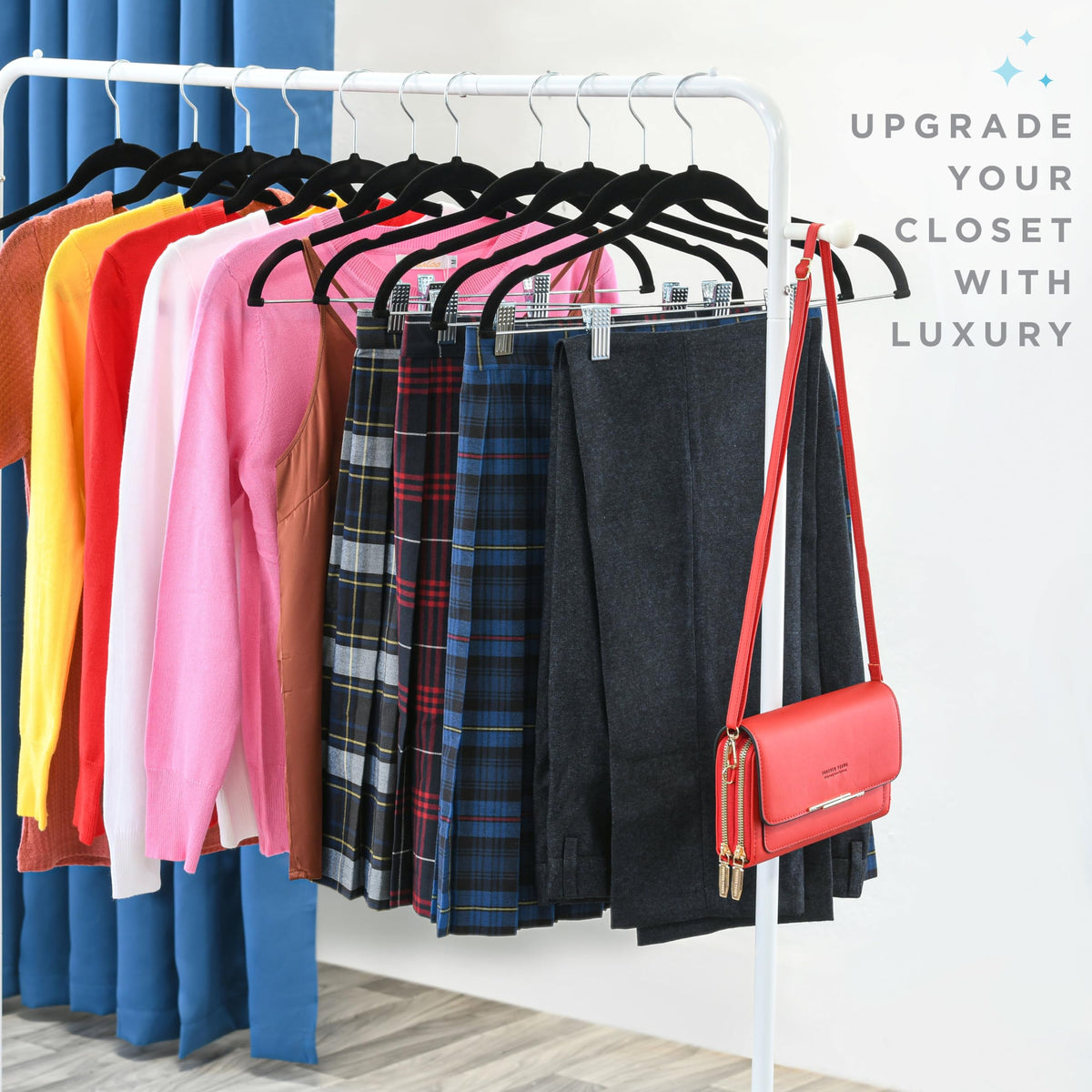 HOME IT multi-use hangers suit tanks tops and coats for quick access