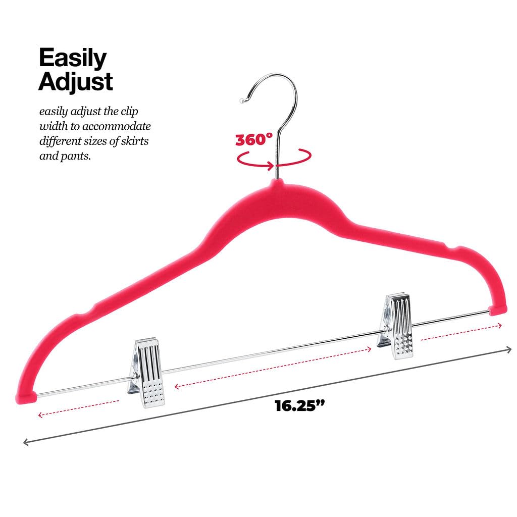 HOME IT soft velvet hangers pink elevate wardrobe aesthetics and care.