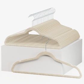 Home-It swivel hook hangers support heavy jackets and suits without deformation.