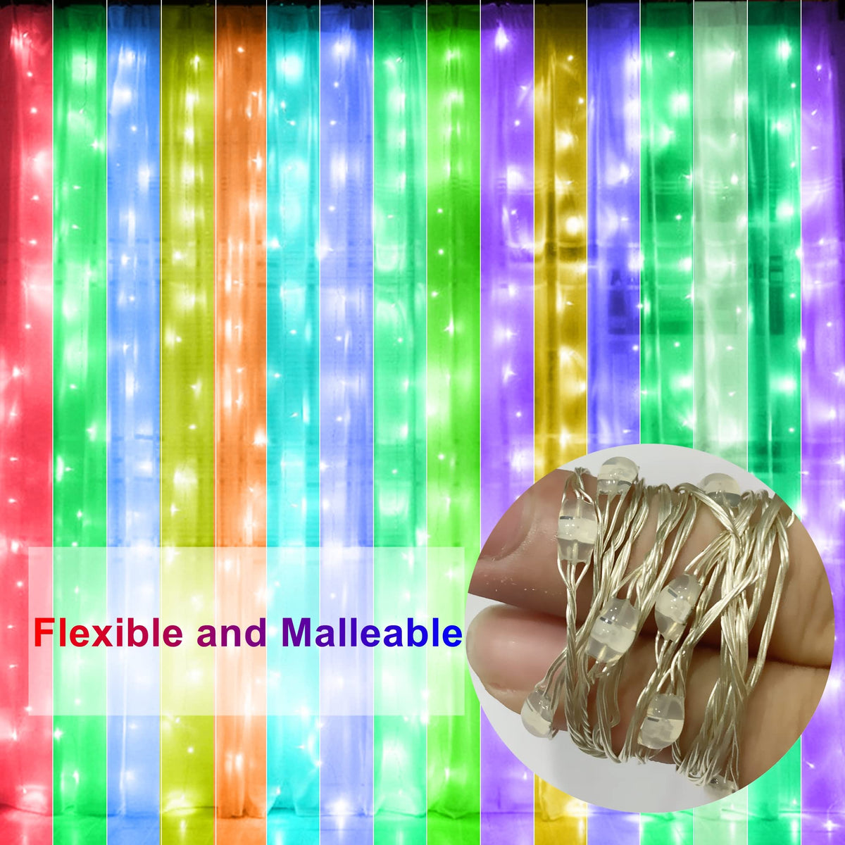 HOME LIGHTING waterproof copper wire keeps the glow bright in sheltered spaces.
