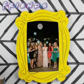 Yellow 4x6 photo frame ideal for home and office decor