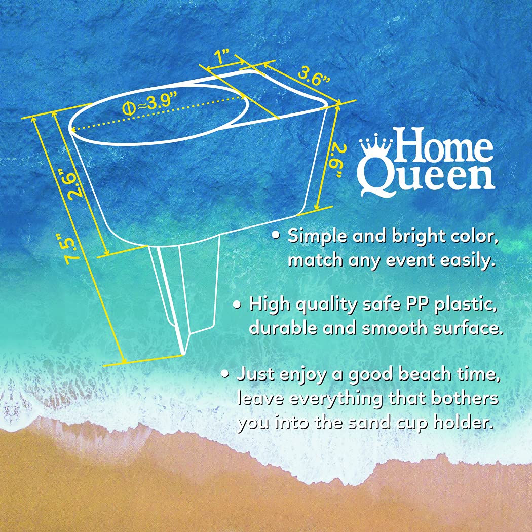 Home Queen Beach Cup Holder in green provides nearby storage for small essentials.