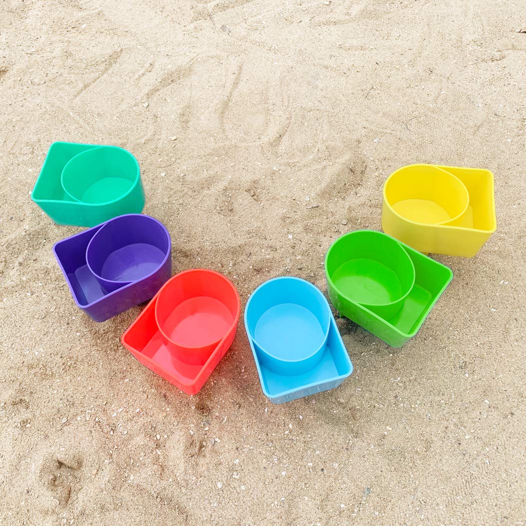 Home Queen Beach Stake Cup Holder anchors securely into sand for stability.