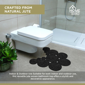 Home Turko durable boho rug suits bath, entryways, and high-traffic rooms.