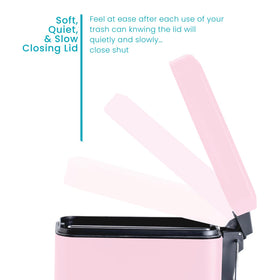 Home Zone Living removable inner bucket eases bag changes and cleanup.