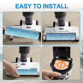 Homeazy cleaning brush for quick vacuum maintenance.