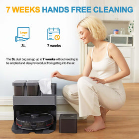 Homeazy dust bag supports about seven weeks of use per bag