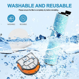 Homeazy washable-parts allow reuse after rinsing and drying.