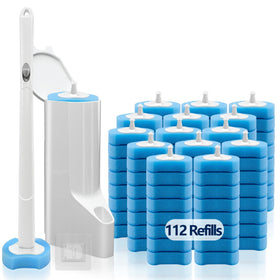 HomeBetter disposable toilet brush 3-in-1 system ready for deep cleaning
