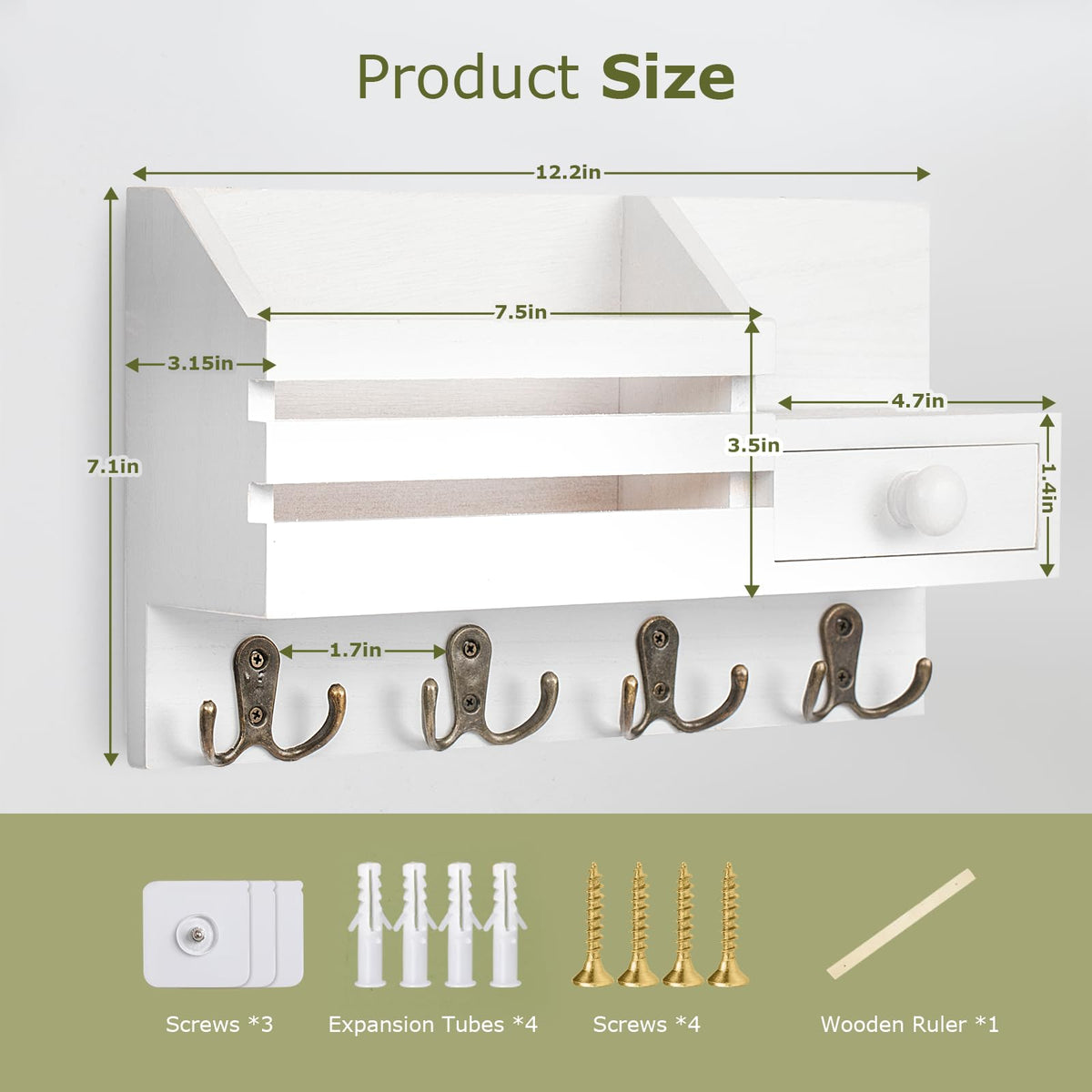 HOMEBROS small shelf area suitable for a plant or decor item