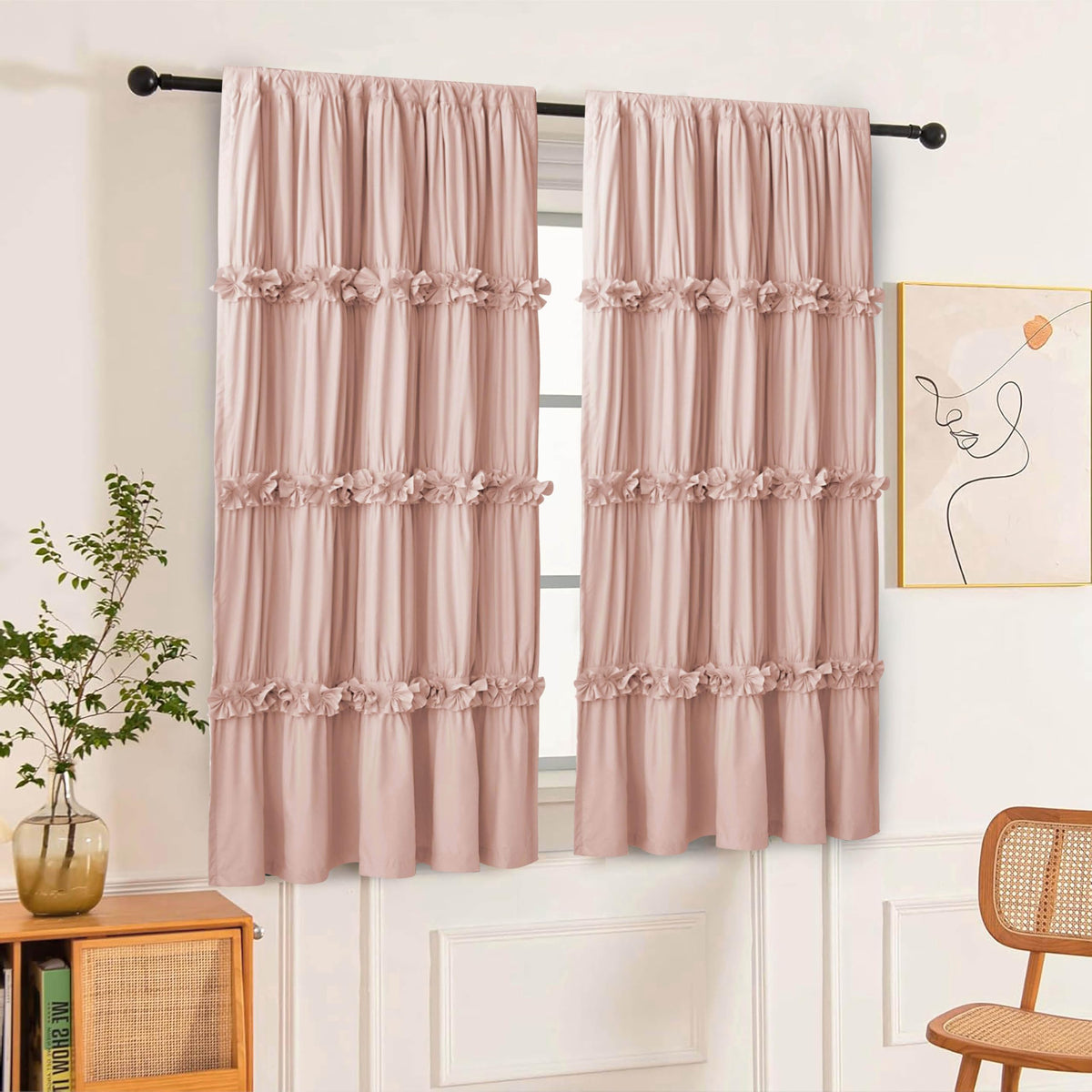 Homechoice Decor butterfly flowers detail evokes boho charm and elegance