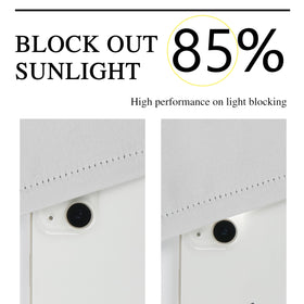 Homechoice Decor energy-saving blackout curtains help manage room temperature.