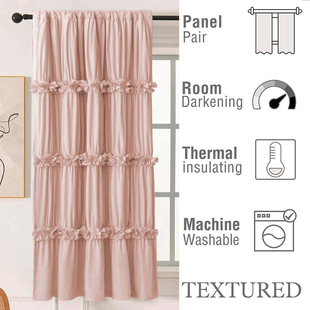 Homechoice Decor light-blocking technology reduces glare during daytime