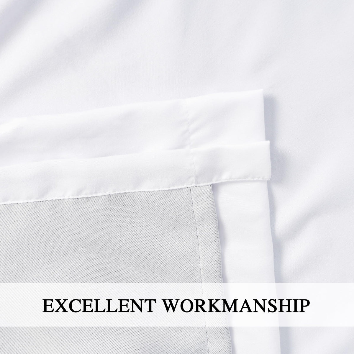 Homechoice Decor machine-washable curtains are easy to care for.