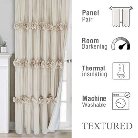 Homechoice Decor machine washable curtains are easy to refresh.