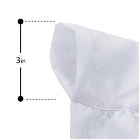 Homechoice Decor rod-pocket drapes in white offer easy installation and a neat look.
