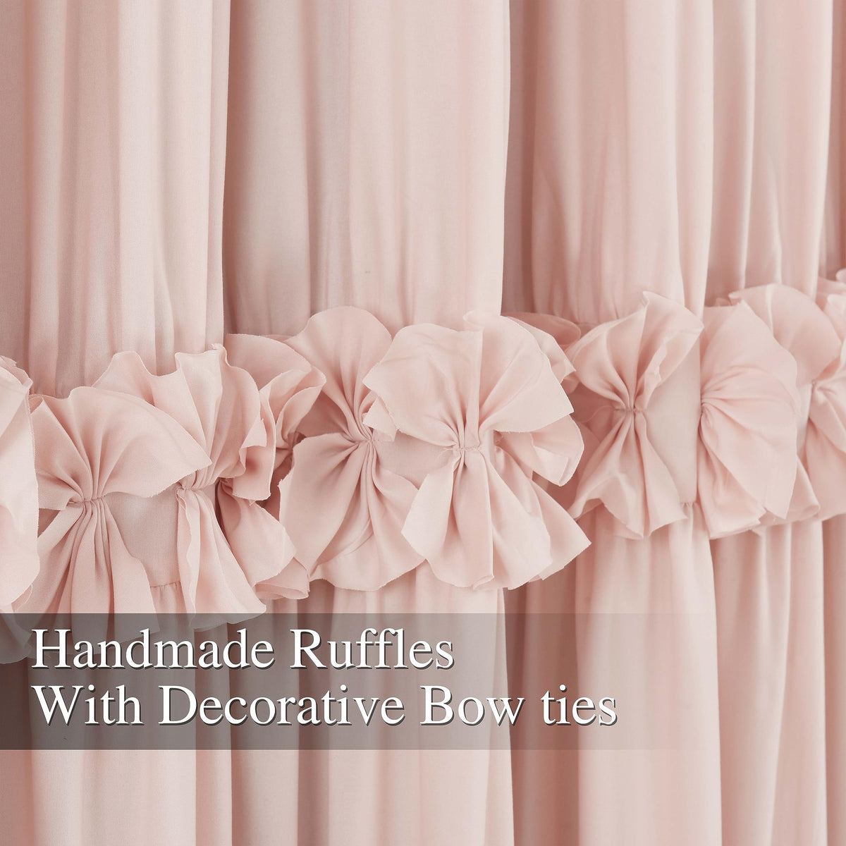 Homechoice Decor rod-pocket curtains install easily on standard rods.