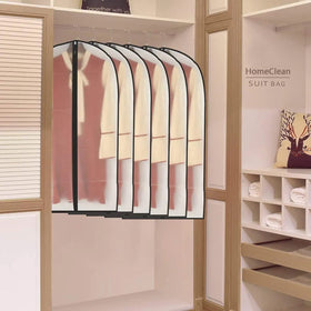 HomeClean garment bag transparent view to spot clothes quickly.