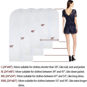 HomeClean clear bag enables quick clothing checks for fast identification