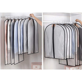 HomeClean garment bag full set of 12 bags for closet organization.