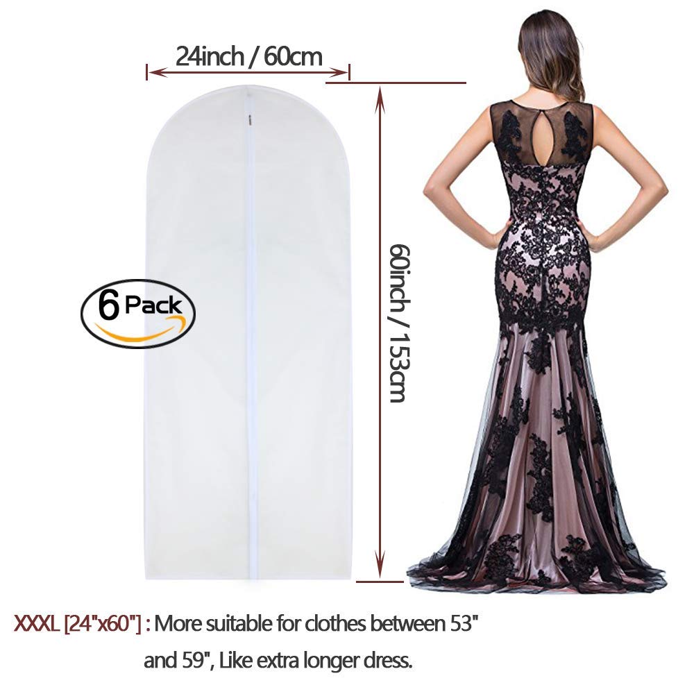 HomeClean garment bag zipper detail with durable 5# zipper for smooth use