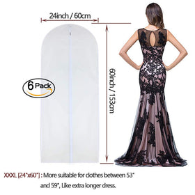 HomeClean garment bag zipper detail with durable 5# zipper for smooth use