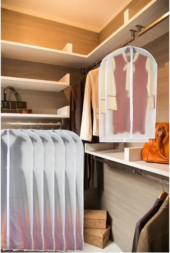 HomeClean suit and coat protection in use keeping outfits organized.
