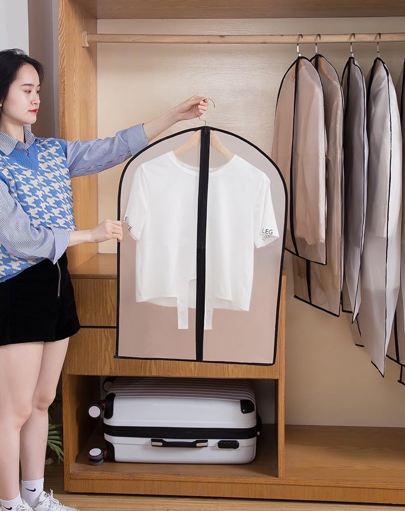 HomeClean wardrobe bag offers waterproof, dustproof protection for stored clothing.