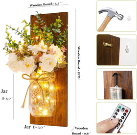 Homecor farmhouse wall decor ideal for living rooms or hallways.