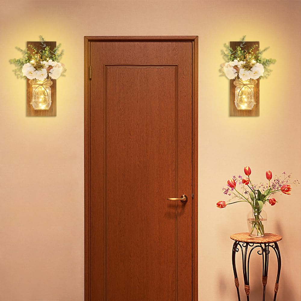 Homecor sconce featuring a 6-hour timer for daily automated lighting.