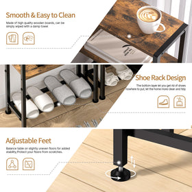 Homedawn adjustable feet prevent wobble on uneven floors