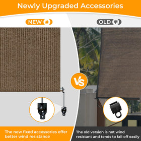 HOMEDEMO UV-blocking roller shade reduces glare while preserving natural light.
