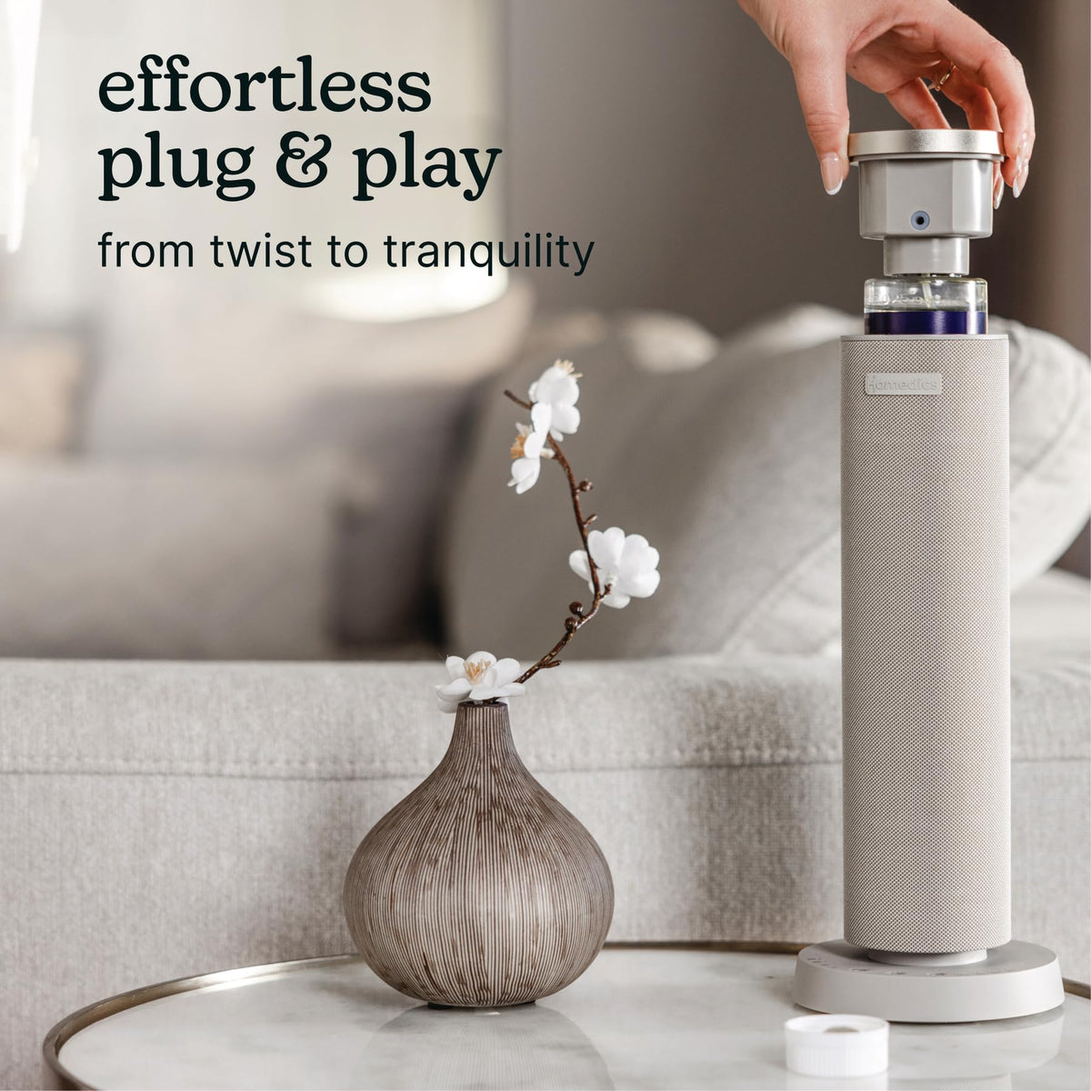 Homedics SereneScent Amalfi Bliss refill suited for kitchens and home offices