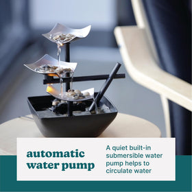 Homedics Silver Springs Fountain cleaning with distilled water routine.