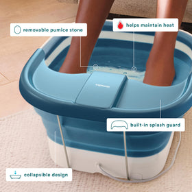 Homedics Smart Space Bubble Mate bubble massage delivers soothing relief after work.