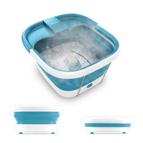 Homedics Smart Space Bubble Mate collapsible design saves space for small rooms.