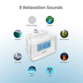 HoMedics SoundSpa white noise helps mask distractions for peaceful nights.