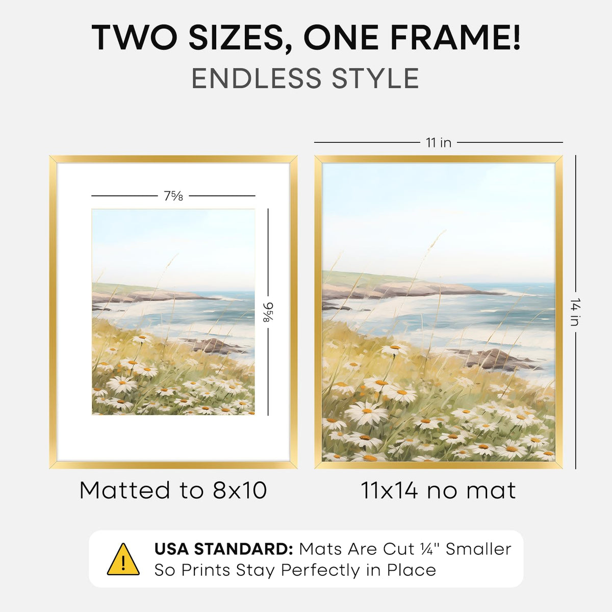 Homeforia 11x14 frame edge-to-edge display for bold art.