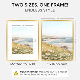 Homeforia 11x14 frame edge-to-edge display for bold art.