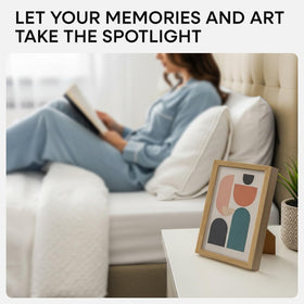 Homeforia 5x7 mat insert creates elegant negative space around your print.